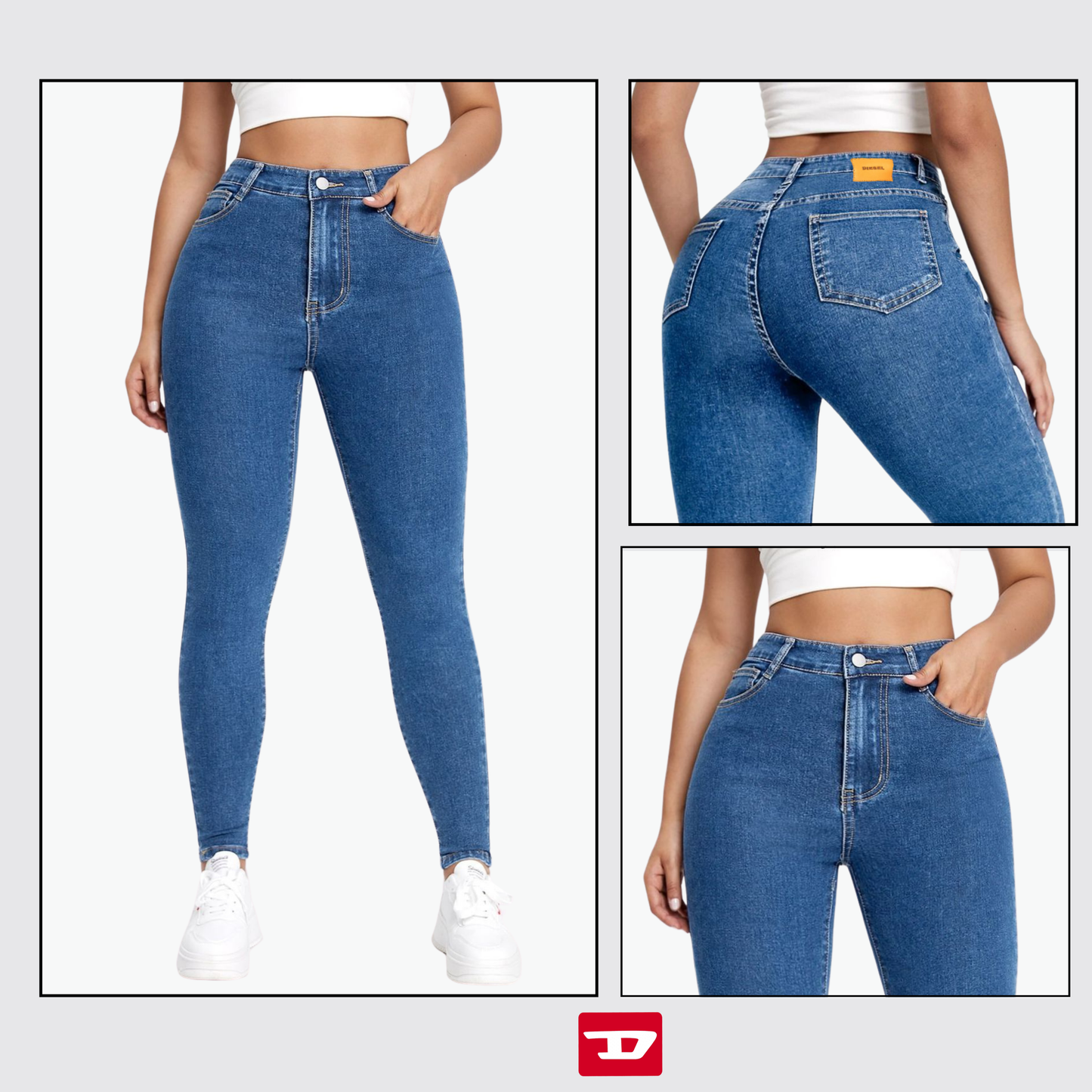 PACK X3 JEANS DSL DAMA