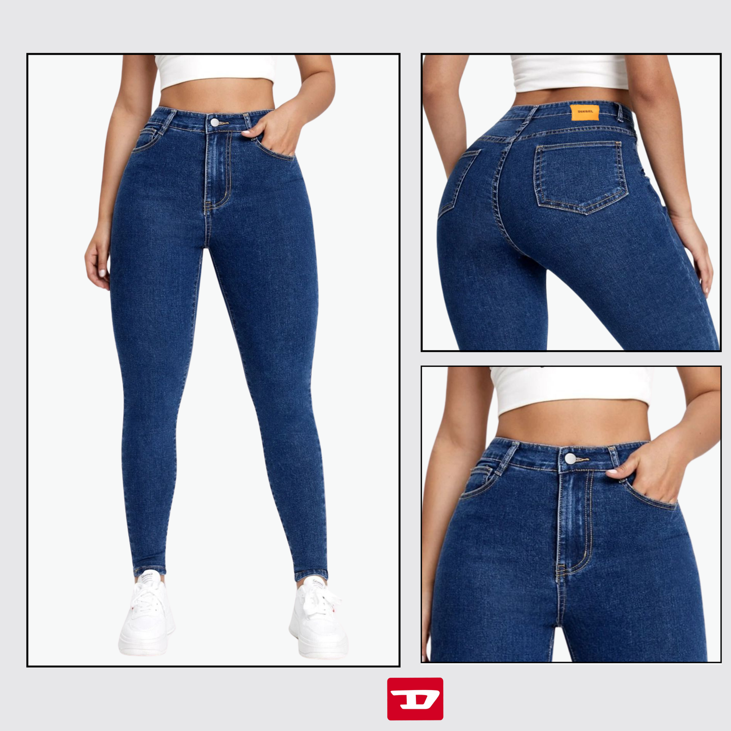 PACK X3 JEANS DSL DAMA