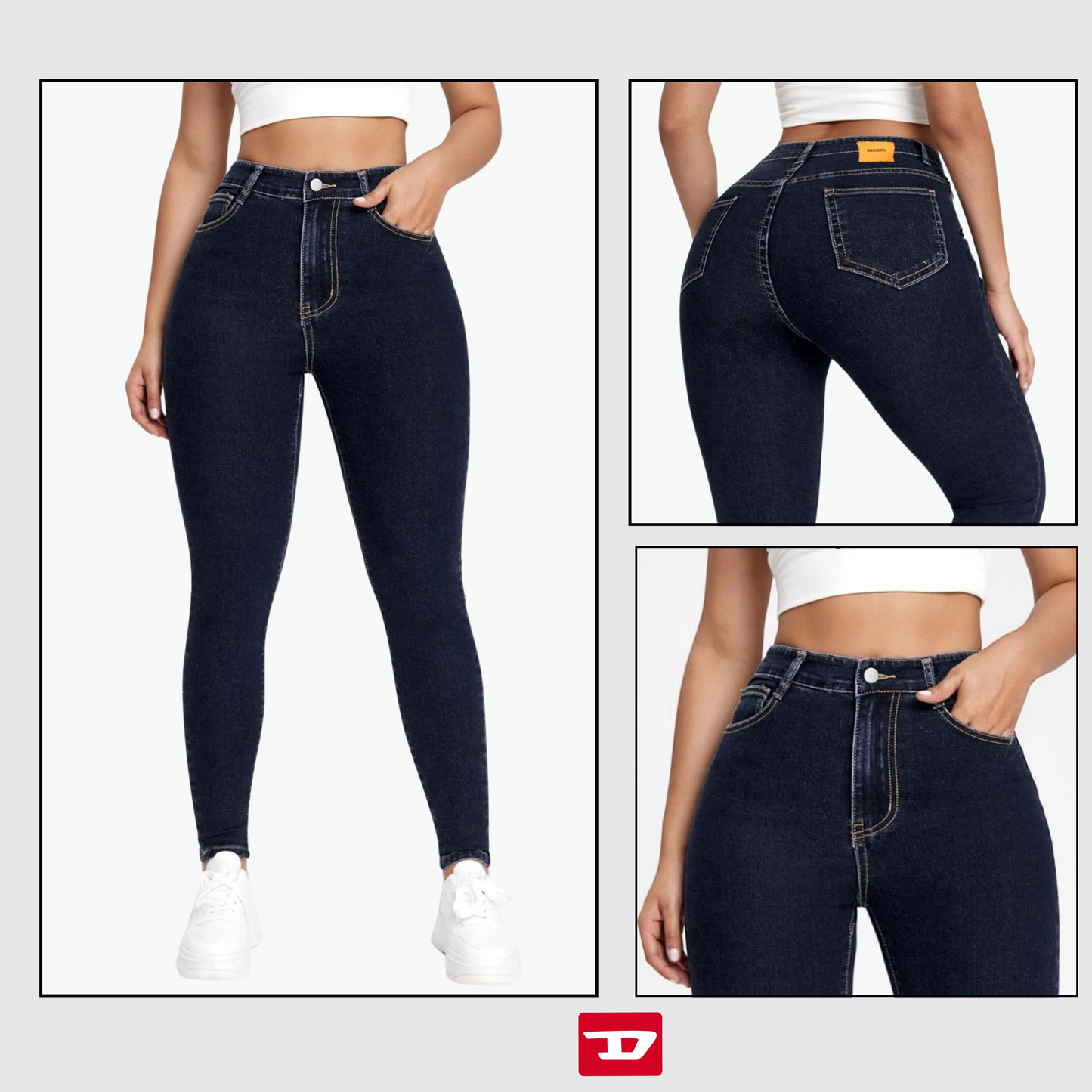 PACK X3 JEANS DSL DAMA